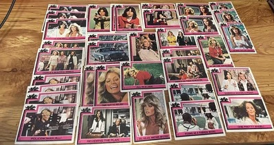 83 Charlies Angels Cards 1977 Spelling Goldberg Productions W/ 1 Sticker - Image 1 of 4
