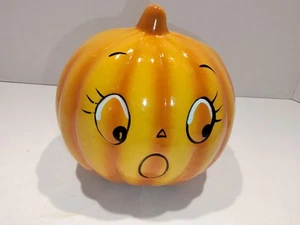Plantador de calabaza floral vintage 1987 Holanda antropomórfica - Imagen 1 de 6