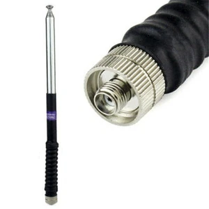 Antena telescópica SMA-F FP10120 VHF para radio portátil Kenwood walkie talkie - Imagen 1 de 9