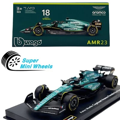 Bburago 1:43 F1 Aston Martin Aramco AMR23 #18 2024 Lance Stroll - Image 1 of 4