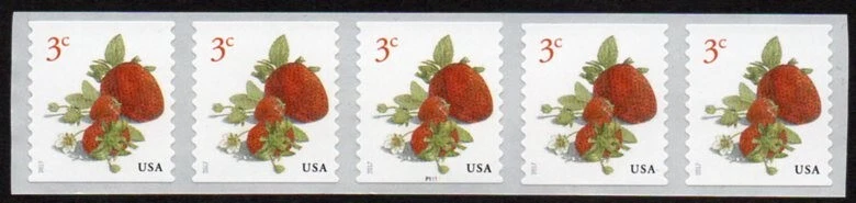 5201 3c Strawberries #P1111 PS5 MNH - Image 1 of 1