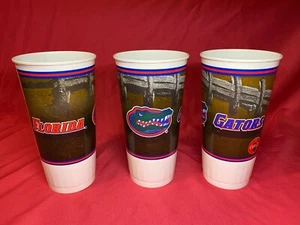 3er Set Florida Gators Football 2004 Souvenir Tasse Coca Cola schöner Zustand - Bild 1 von 3