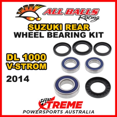 Kit de cojinete de rueda trasera All Balls 25-1392 para Suzuki DL1000 DL 1000 V-Strom 2014 Foto 1 de 2