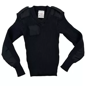 Suéter Brigade Quartermasters The Woolly Pully Hecho en Inglaterra LANA PURA 32/34 - Imagen 1 de 7