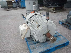 150/37.5 HP Reliance AC Electric Motor, 1800/900 RPM, Fr. 445T, TEFC, 460 V, EOK - Picture 1 of 3