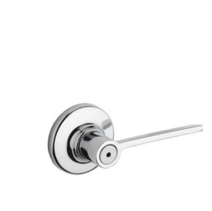 Kwikset Ladera Reversible Passage Door Handle (Hall/Closet) Lever in Chrome - Picture 1 of 2