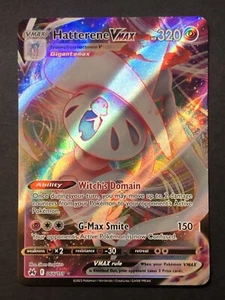 Pokemon TCG Hatterene Vmax 066/159 Crown Zenith Full Art Ultra Rare NM - Picture 1 of 3