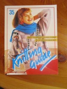 KNITTING GUIDE MAGAZINE NO. 35      GREAT **** MUST SEE - Picture 1 of 1
