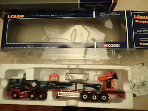 Corgi 1:50 CC12218 Scania Dropside Crane Trailer Ian Craig Ltd Undisplayed #2600 - Picture 1 of 17