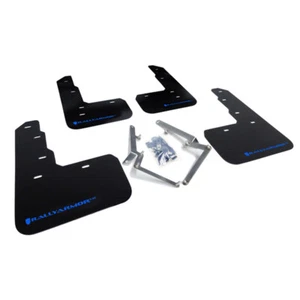 Guardabarros Rally Armor NEGRO logotipo AZUL SE ADAPTA A: FK8 tipo R -MF47-UR-BLK/BL - STOCK EN REINO UNIDO - Imagen 1 de 7