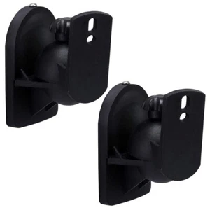 2 Pcs Wall Mount Bracket Tilt Swivel For Satellite Audio Speaker Surround Sound - Picture 1 of 4