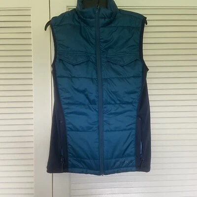 NWT Merrell Quentin Mens Vest Small Teal Blue Travel Packable Hiking Outdoor - Image 1 of 4