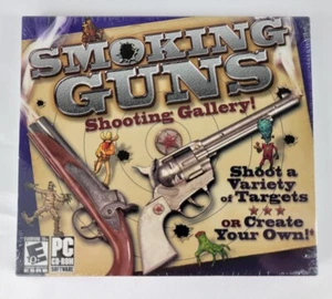 Smoking Guns Shooting Gallery PC CDROM Windows 98 ME XP 60+ Opponents NEW - Picture 1 of 3