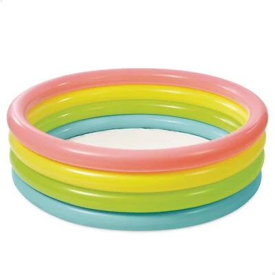 INTEX 56441NP Sunset Glow Baby Pool 168x46cm Planschbecken 4-Ring für Kinder - Bild 1 von 4