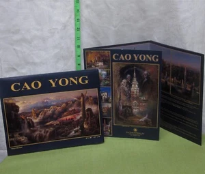 CAO YONG catalog & pamphlet Chinese exiled artist Tibet Mountains painter - Foto 1 di 1