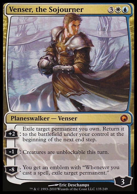 MTG Magic - Venser, the Sojourner - Scars of Mirrodin - Mythic Rare - NM - Image 1 of 1