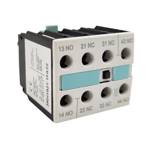Replace siemens 3RH1921-1FA22 4p front mount auxiliary contactor block 2NO/2NC - Picture 1 of 4