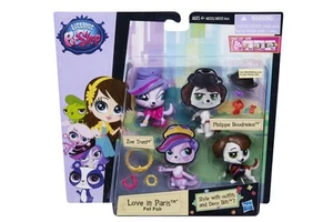 Pareja de mascotas Littlest Pet Shop Love in Paris - Hasbro ¡NUEVO! ¡RARO! P/N 7440230100 - Imagen 1 de 3