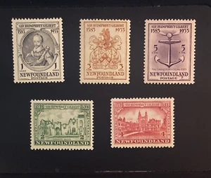 Stamps Canada Newfoundland Sc212 - Sc216 (5 mint) 1933, see detail. - Picture 1 of 6