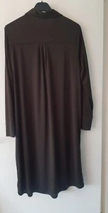 Dark Army Green X-Large Womans Stretchy Shirt Dress - Picture 1 of 4
