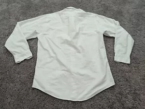 Brooks Basics Button Down Shirt Men's 15-33 Ivory Long Sleeve Casual Office - Picture 1 of 9