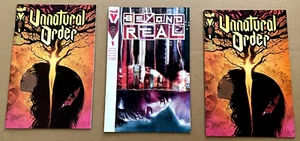 3 Comic Lot Beyond Real #1 & 2 of Unnatural Order #1 Vault 2024 NM 1st - Bild 1 von 2