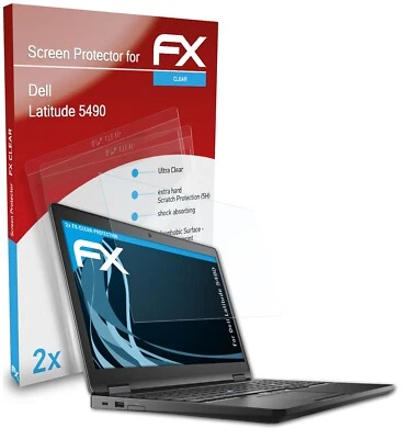 atFoliX 2x Pellicola Protettiva per Dell Latitude 5490 chiaro - Immagine 1 di 4