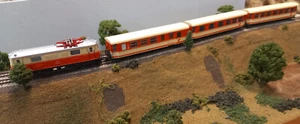 Roco HOe 31010 Mariazeller Bahn OBB Train Pack , 1099 Loco , 3 coaches, preowned - Picture 1 of 3