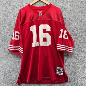Vintage Joe Montana Mitchell And Ness Throwback Jersey Mens Size 56 3XL - Picture 1 of 8