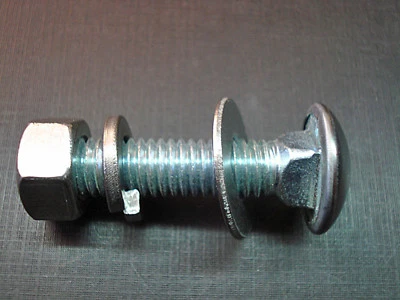 1 pieza 7/16-14 x 2" acero inoxidable tapa parachoques perno tuerca arandelas para Plymouth Foto 1 de 4