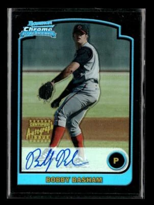 2003 Bowman Chrome #343 Bobby Basham Refractors - Image 1 of 2