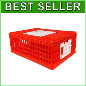 Compact Poultry Carrier for Chickens – Lightweight & Portable - 29"L x 22"W - Picture 1 of 8