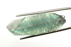 31.02ct Hydrothermal Beryl Blue Aquamarine Collectible Crystal Lab Grown Rough - Picture 1 of 8