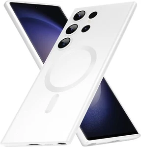 OOK Comp For Samsung Galaxy S23 Ultra Case Mag Safe Magnetic Cover White - Picture 1 of 5