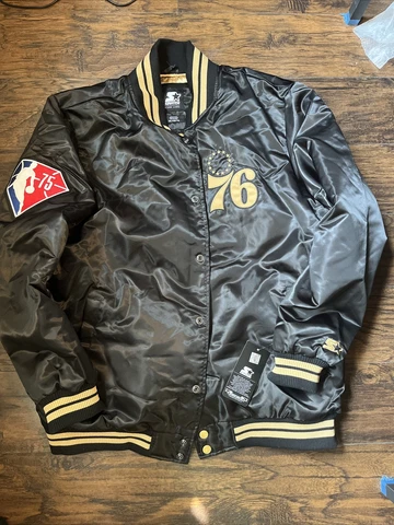Rakuten Philadelphia 76ers NBA 75th Anniversary Starter Jacket - Size XXL Cover