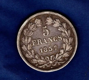 FRANCIA 1837 5 FRANCHI LUIGI FILIPPO QUALITA ' BB - Picture 1 of 2
