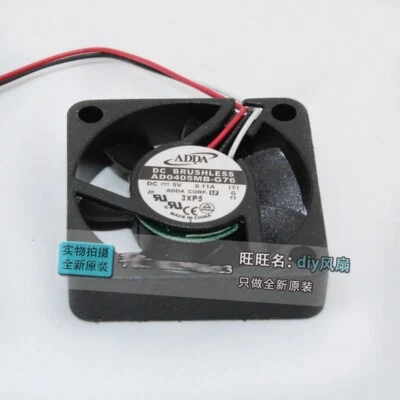 ADDA AD0405MB-G76 5V 0.11A 4CM 4010 Dual Ball Cooling Fan - Image 1 of 2