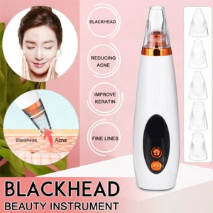 6 in 1 Electric Blackhead Remover Facial Skin Pore Cleaner Vacuum Acne Cleanser - Picture 1 of 10