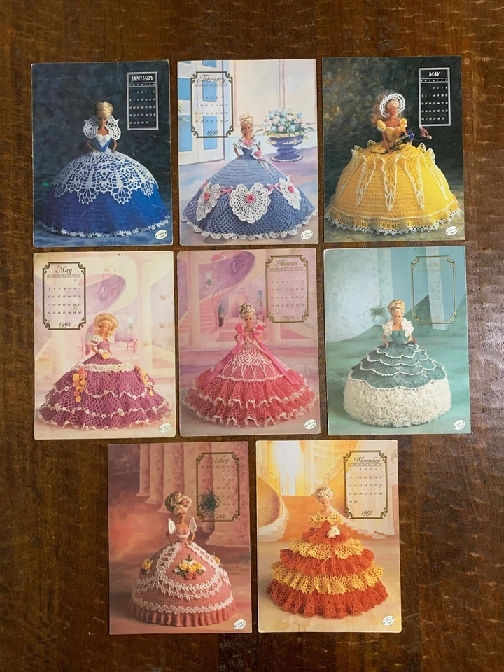 VTG Annie’s Calendar Bed Doll The Cotillion Collection Crochet Pattern Books - Image 1 of 4
