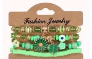 Set Of 4 Stretch Bracelets - Picture 1 of 1