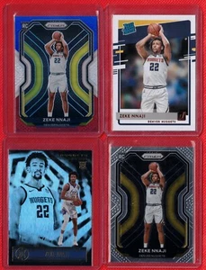 ZEKE NNAJI RCs 4x Lot of 2020-21 Panini Prizm, Donruss & Illusions Rookie Cards - Picture 1 of 2