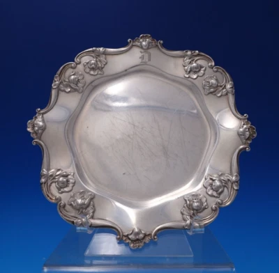 Plato de postre Les Cinq Fleurs de Reed and Barton de plata de ley 6,0 oz (#7530) Foto 1 de 4