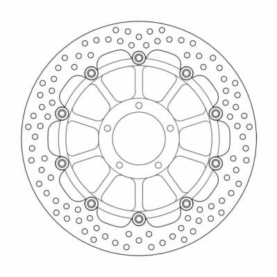 Ducati MONSTER 1100 S 2009-2010 Moto Masters Halo Front Brake Disc Foto 1 de 4
