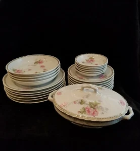 Vajilla de colección Austria Imperial Ofelia hermosa diseño onagra (26 piezas) - Imagen 1 de 12