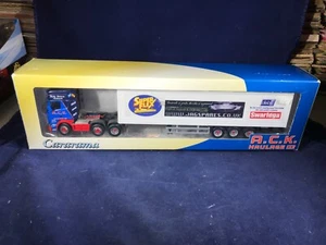 O-52 CARARAMA 1:50 SCALE DIE CAST TRACTOR TRAILER - SCANIA TOPLINE - A.C.K. HAUL - Picture 1 of 7