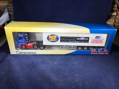 O-52 CARARAMA 1:50 SCALE DIE CAST TRACTOR TRAILER - SCANIA TOPLINE - A.C.K. HAUL - Image 1 of 4