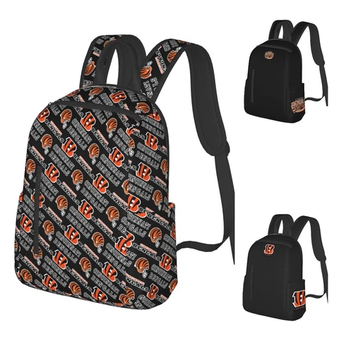 Cincinnati Bengals Lightweight Backpack Hiking Travel Backpack School Bag Cover