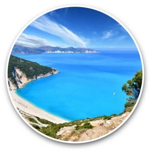 2 x Vinyl Stickers 25cm - Mirtos on Kefalonia Greece  #45746 - Afbeelding 1 van 8