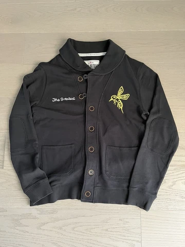 Roots of Fight Muhammad Ali “The Greatest” Bee Cardigan Sweatshirt Size Large Cover