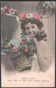 cartolina d'epoca-post card-BUON ANNO 1905 - Picture 1 of 1